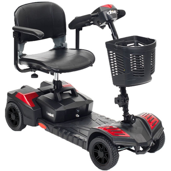 Picture of Drive Scout Compact Travel Power Scooter 4 - Wheel