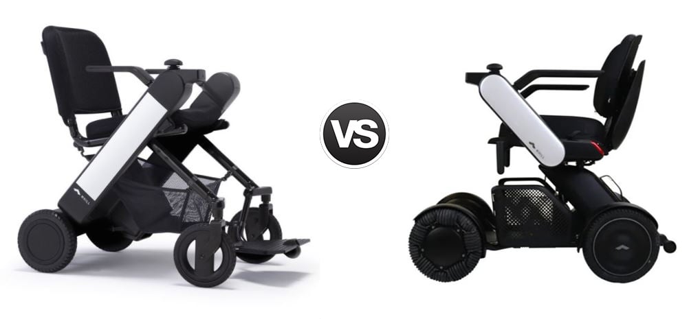 WHILL Model F versus Model C2 Power Chair