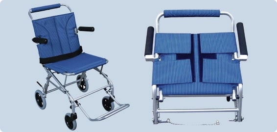 super light folding transport wheelchair