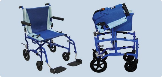 transport aluminium transport wheelchair